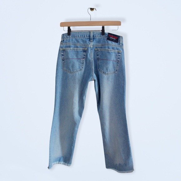 TOMMY HILFIGER Vintage 1999 Jeans w/ Raw Hem - Picture 3 of 13